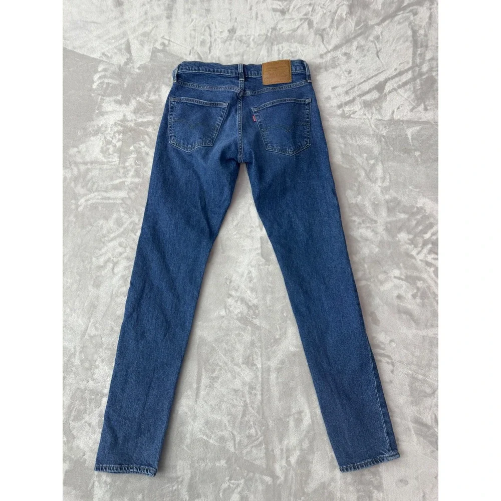Levis 512 Slim Taper Mens Jeans W30 L34 Medium Wash Blue Denim 1456